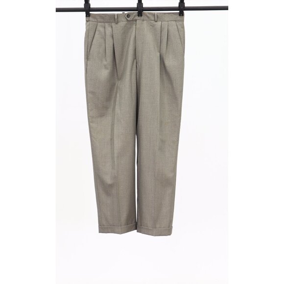 Andrew Davis 42R 35x29 Beige Solid 2-Button Suit R756 - Picture 14 of 15